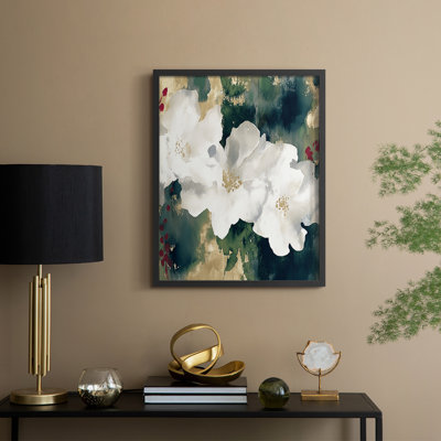 «Christmas Holiday Art CDLXVI», reproduction d'art encadrée - bois massif
