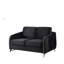 Causeuse moderne en velours Hathaway