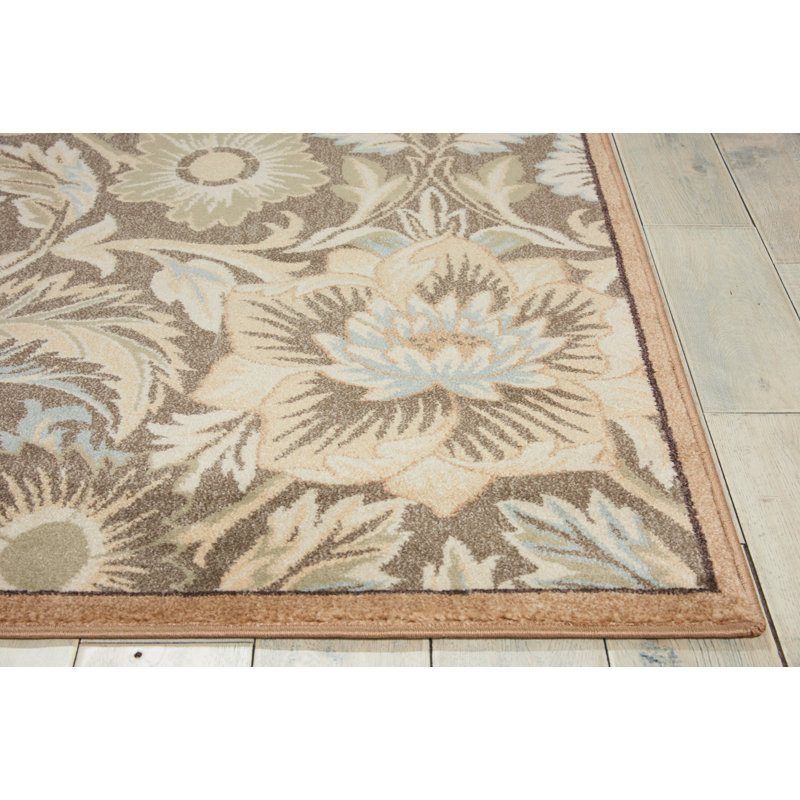 Niell Floral Area Rug, Rectangle 114 x 175cm