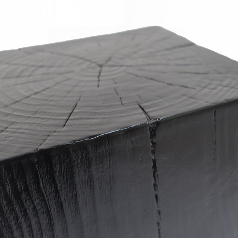End Table, Black, H18"