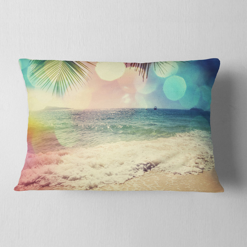 Oreiller de plage Seashore, Rectangle, 12 po x 20 po