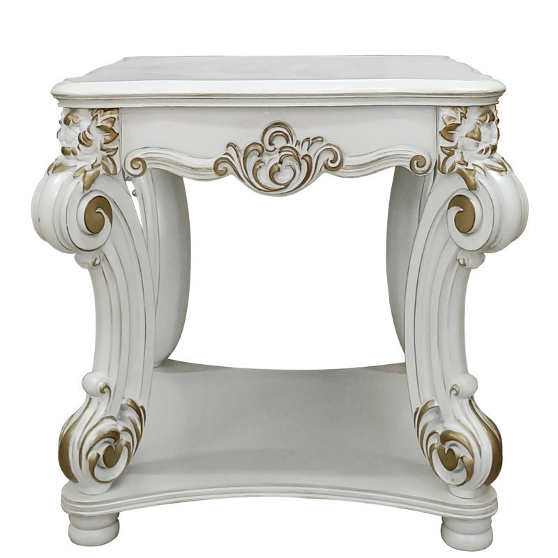 Table de bout rectangulaire Antique Pearl