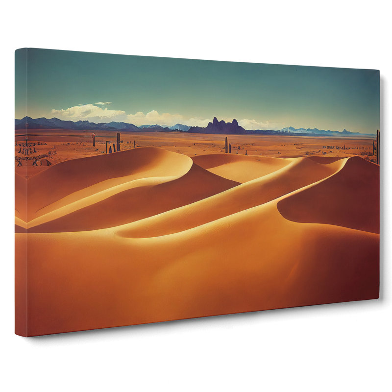 Dignified Desert - Wrapped Canvas, 35cm H x 50cm W x 3cm D