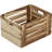 Millwood Pines Large Solid Wood Decorative Bin, Storage Crates,  Acacia Wood, Natural-80396752