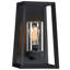 Lanterne murale noire H 13,5 po