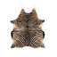 Mateo Cowhide Animal Print Area Rug in Zebra Hair On Hide