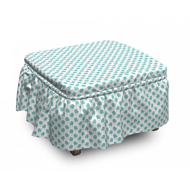 Box Cushion Ottoman Slipcover