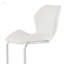 Charlotte 4PC BAR STOOL WHITE SET With Metal Footrest And Comfortable Low Back Design, Bar Stool