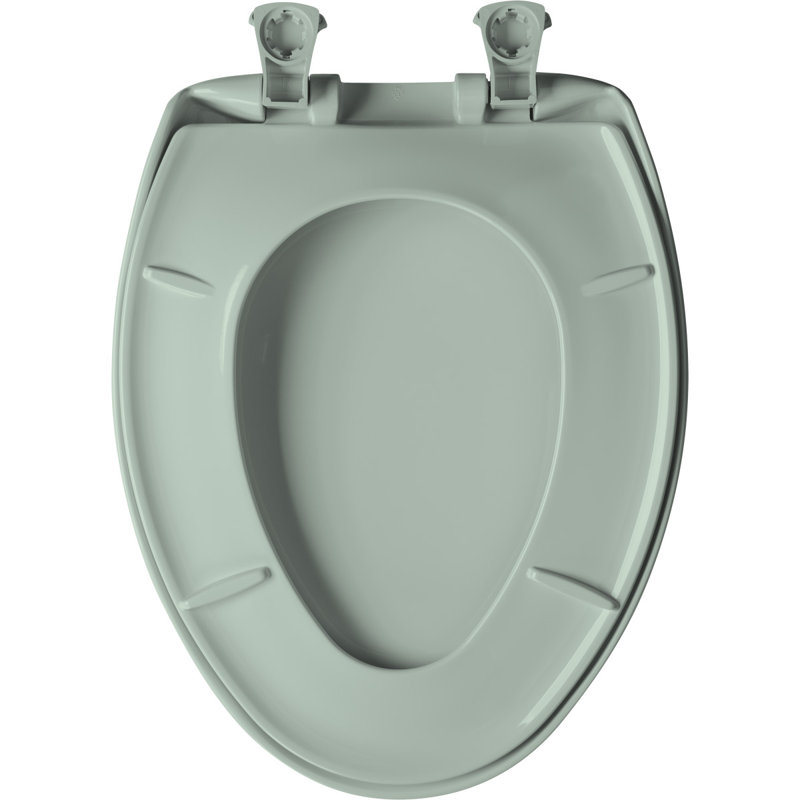 Elongated Toilet Seat and Lid, Aegean Mist
