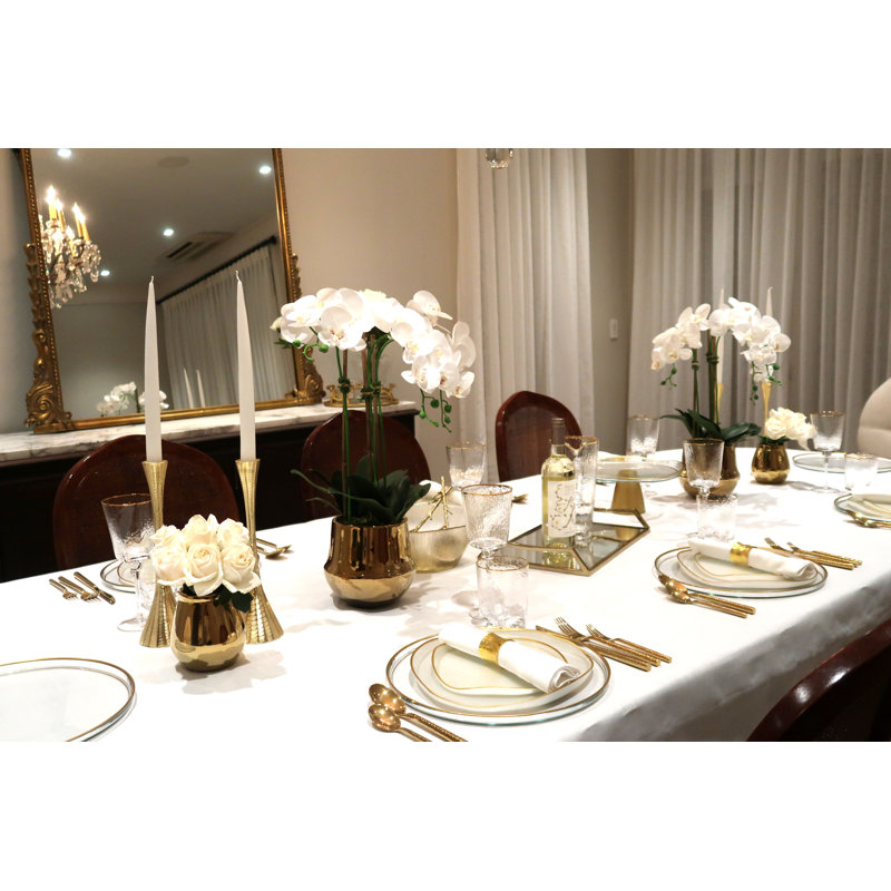 9.5'' H Ceramic Tabletop Candlestick