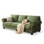 Causeuse-coussin en chenille verte standard