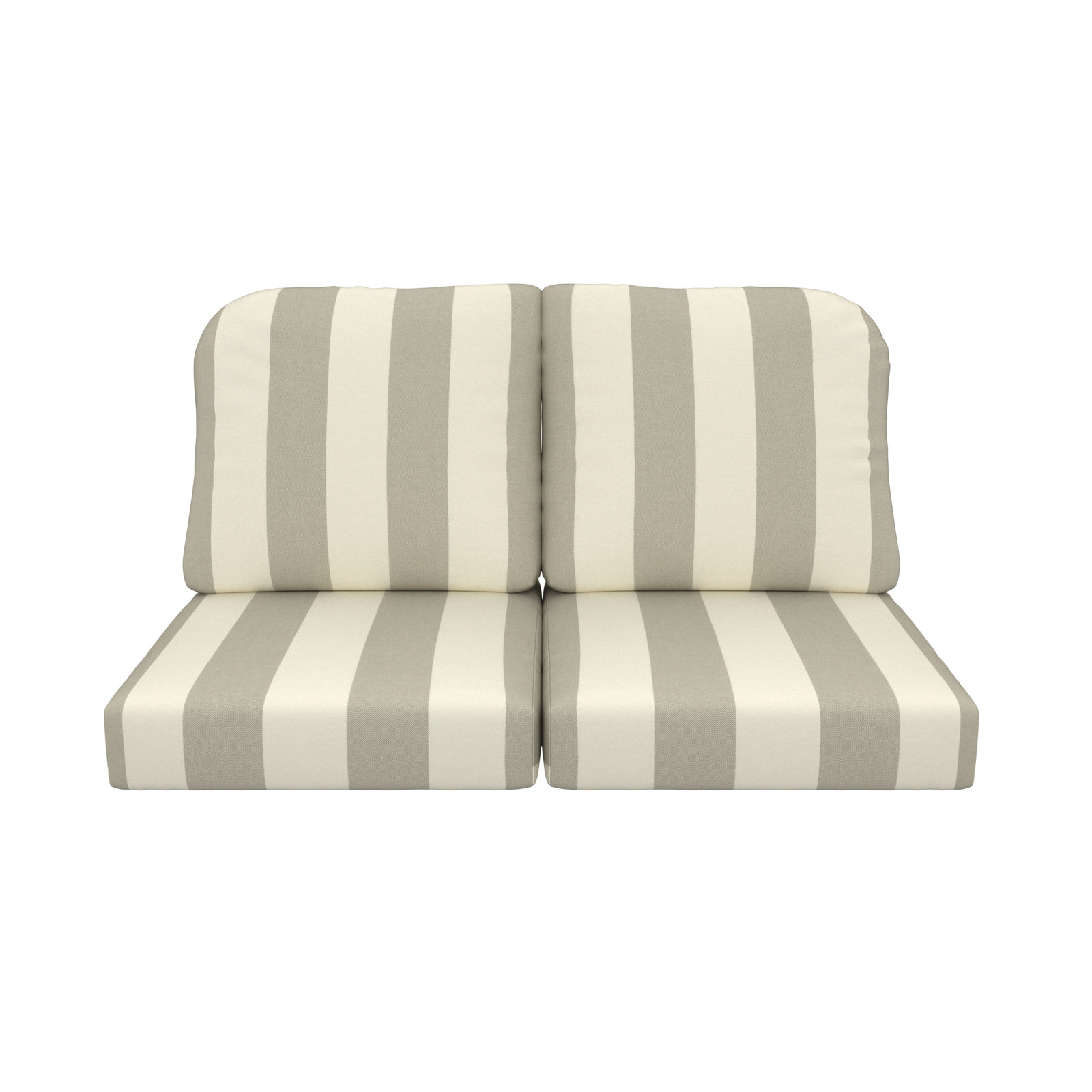Amala 22" Sunbrella® Seat and Back Cushion, Sunbrella® Solana Seagull