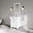 Minnetrista Single Bathroom Vanity with Marble Top-31600040-121417043