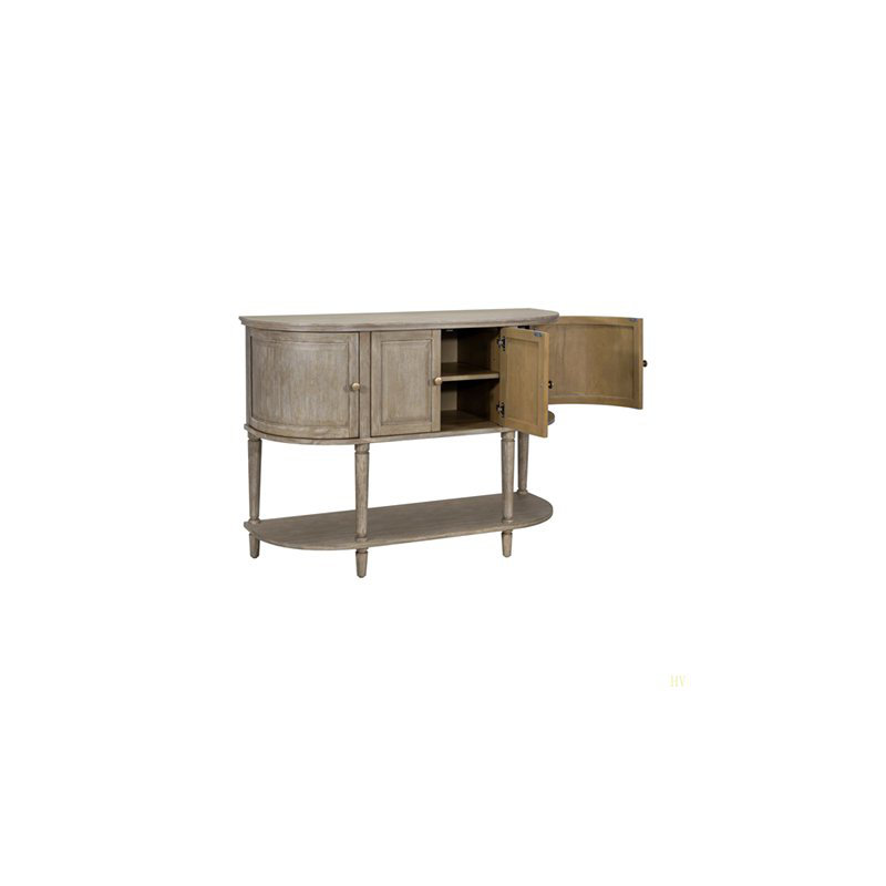 Armoire décorative avec tablette inférieure