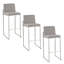 Tabouret de bar et de comptoir à dossier haut Brieon (ensemble de 3)-1533150647-1533150602