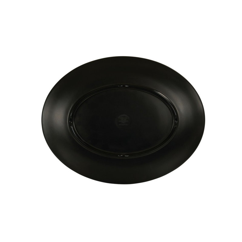 Plateau en mélamine Cal-Mil, H 1,5 po x l 16 po x P 12 po, Noir