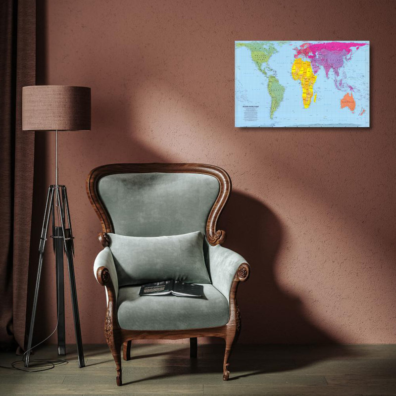 Peter's Projection World Map, 12" H x 18" W