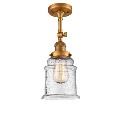 Galaviz Glass Semi Flush Mount