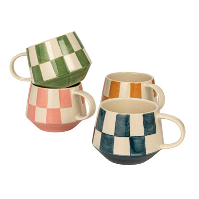 Ensemble de grandes tasses en grès Chai