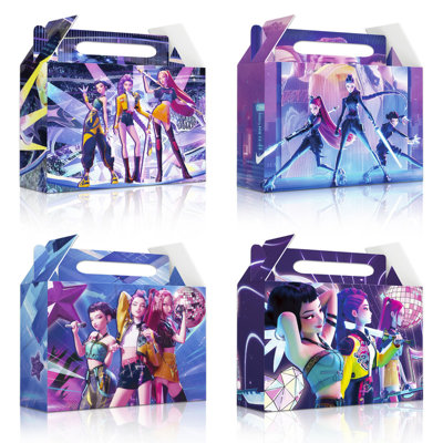 Kpop Demon Hunters Party Boxes, 24 pcs Kpop Demon Hunters Treat Boxes for Kpop Demon Hunters Birthday Party Decorations Set