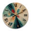 Horloge murale en bois massif Tevy-317591590