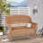 Karan 52'' Wide Metal Loveseat-1472335107