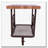 Oak and End Table with Shelf