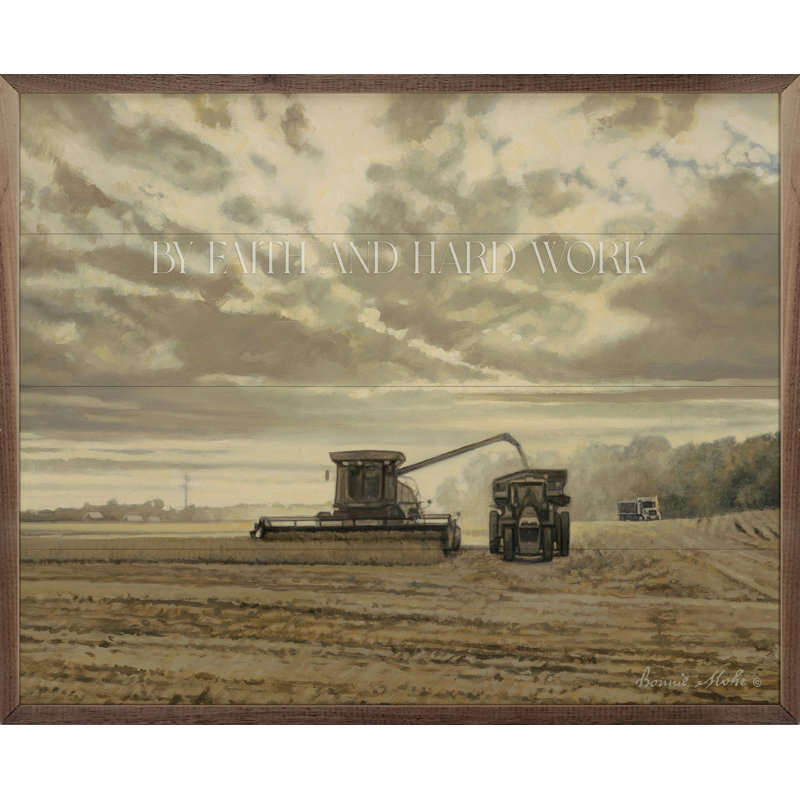 Farming By Faith par Bonnie Mohr, H 32 po x l 40 po
