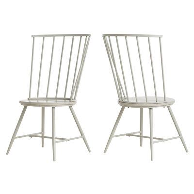 Kennamer Metal Slat Back Side Chair