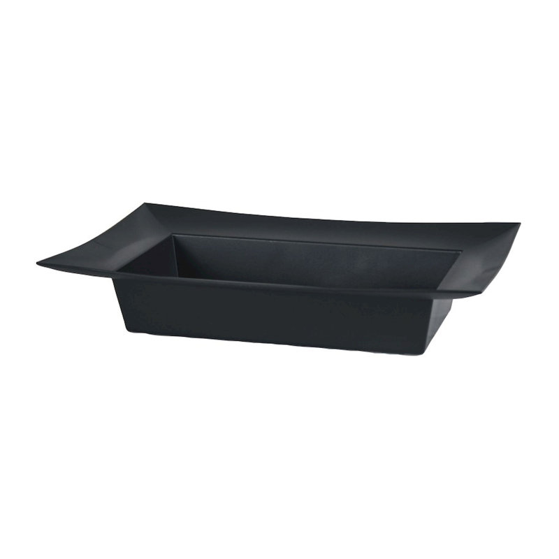 Bol décoratif en plastique Kayro, Noir