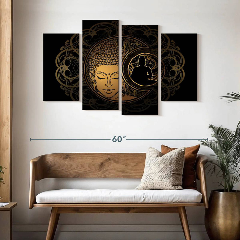 Adella Celestial Buddha, 32" H x 52" W