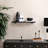 Venice Solid Wood & Metal Floating Shelf-416688622
