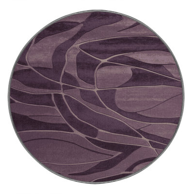 Tapis abstrait lavable à la machine