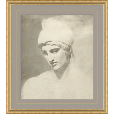 Bust Detail Of Greek Soldier Print