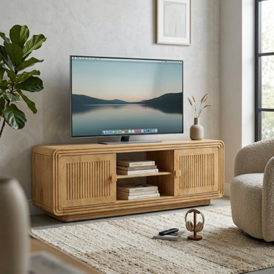Elm Home And Garden Hudson Solid Mango Wood TV Unit