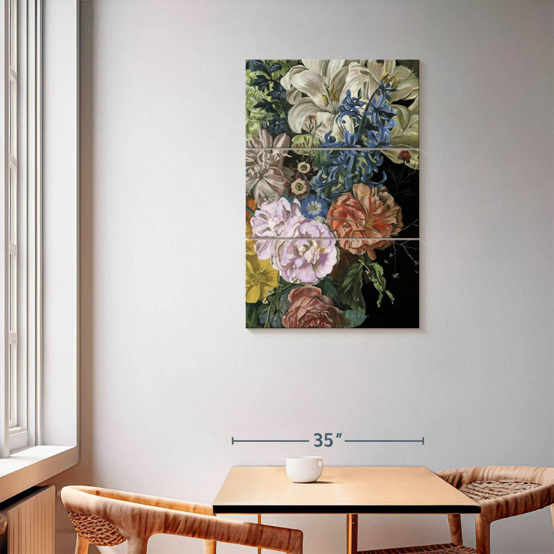 Harnek baroque floral II, H 57 po x l 36 po