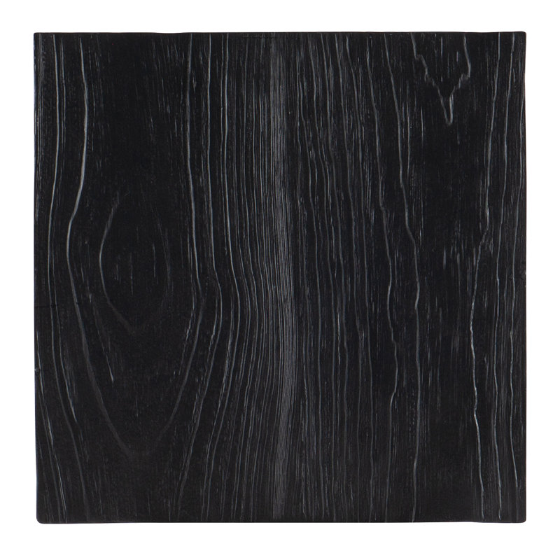 Linville Falls Black Square Wood End Table