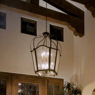 La Palma Wall Light, Blackwash, Faux Alabaster