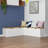 L-Shaped Shoe Bench  Corner Breakfast Nook Bench With Storage Space For Entryway