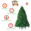 Sapin de Noël artificiel à charnière vert 5 pi Kaesin Premium