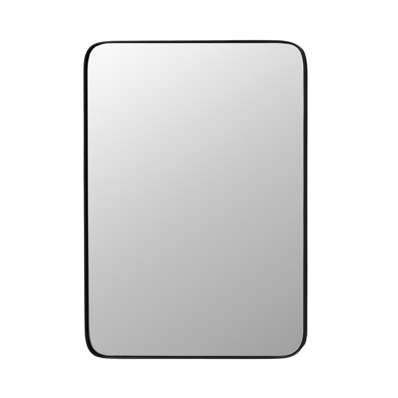 Burchette Mirror, 80cm H x 60cm W, Black