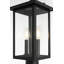 Lampadaire d'extérieur noir 7 po Mershon