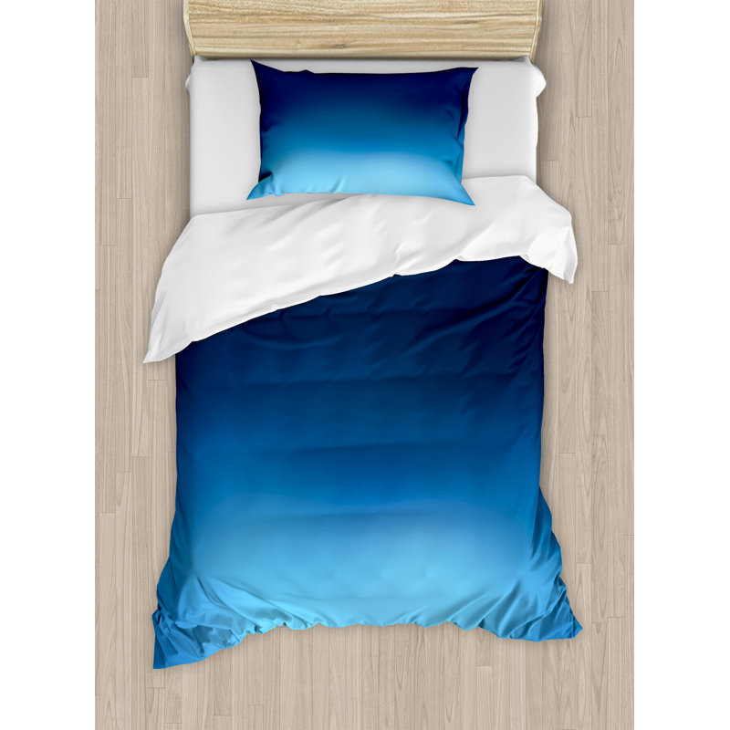 Coastal Ombre Duvet Cover, Twin