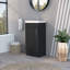 Meuble-lavabo rectangulaire noir Wengue