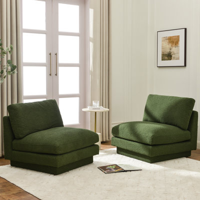 Fauteuil de chambre rembourré Woolf