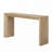Rectangular Top Console Table with 2 Concealed Drawers, Thickened Legs-1207146547