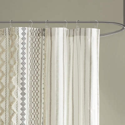 Ahnaish Cotton Shower Curtain