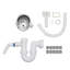 Belfry Kitchen Kansas 50mm W Single Bowl Stainless Steel Drop-In Kitchen Sink with 2 Faucet Holes