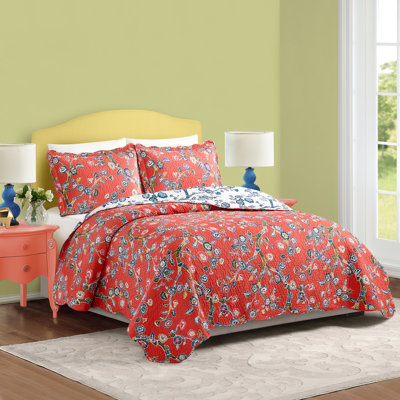Ensemble de courtepointe en coton Jaipur Dreams