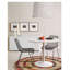 Dora Round Metal Base Dining Table